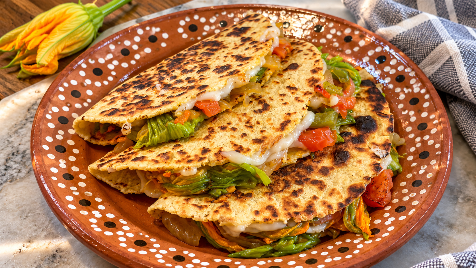 Squash blossom quesadillas, Cancun plant-based eats, and healthy ...
