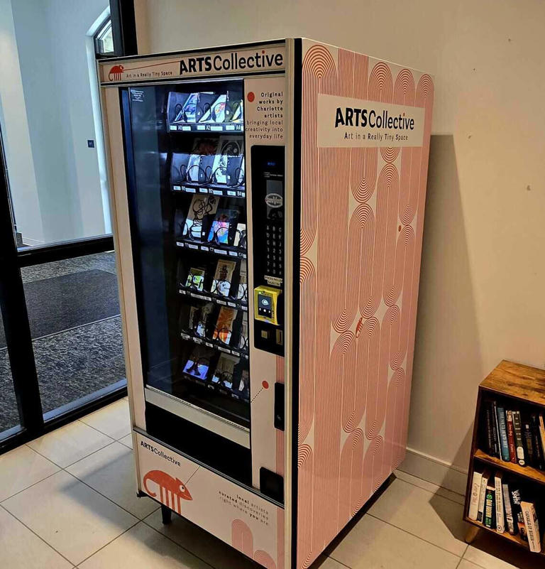 How a vending machine is providing original work from Charlotte's art scene