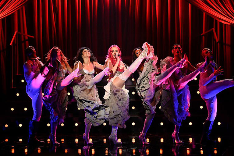Adéla takes fans to the Moulin Rouge during her 'Tonight Show' debut