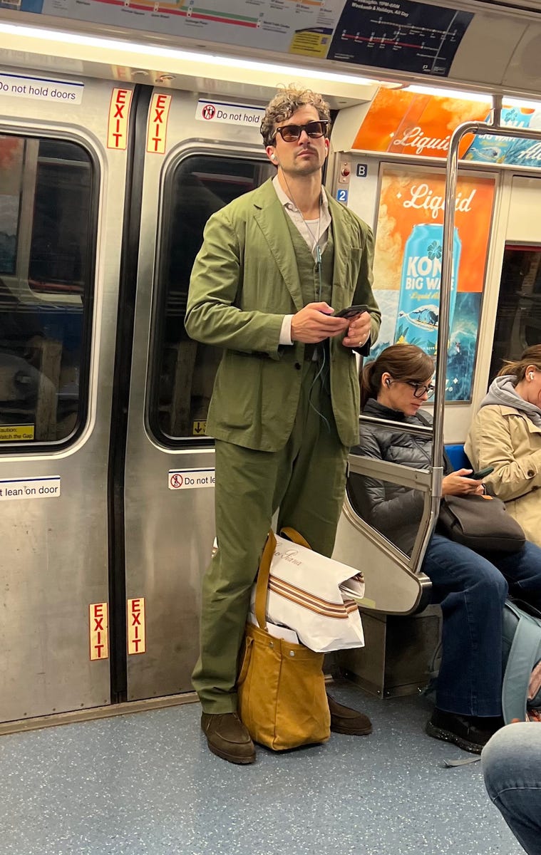 Imagine running into Paul Anthony Kelly on the PATH train