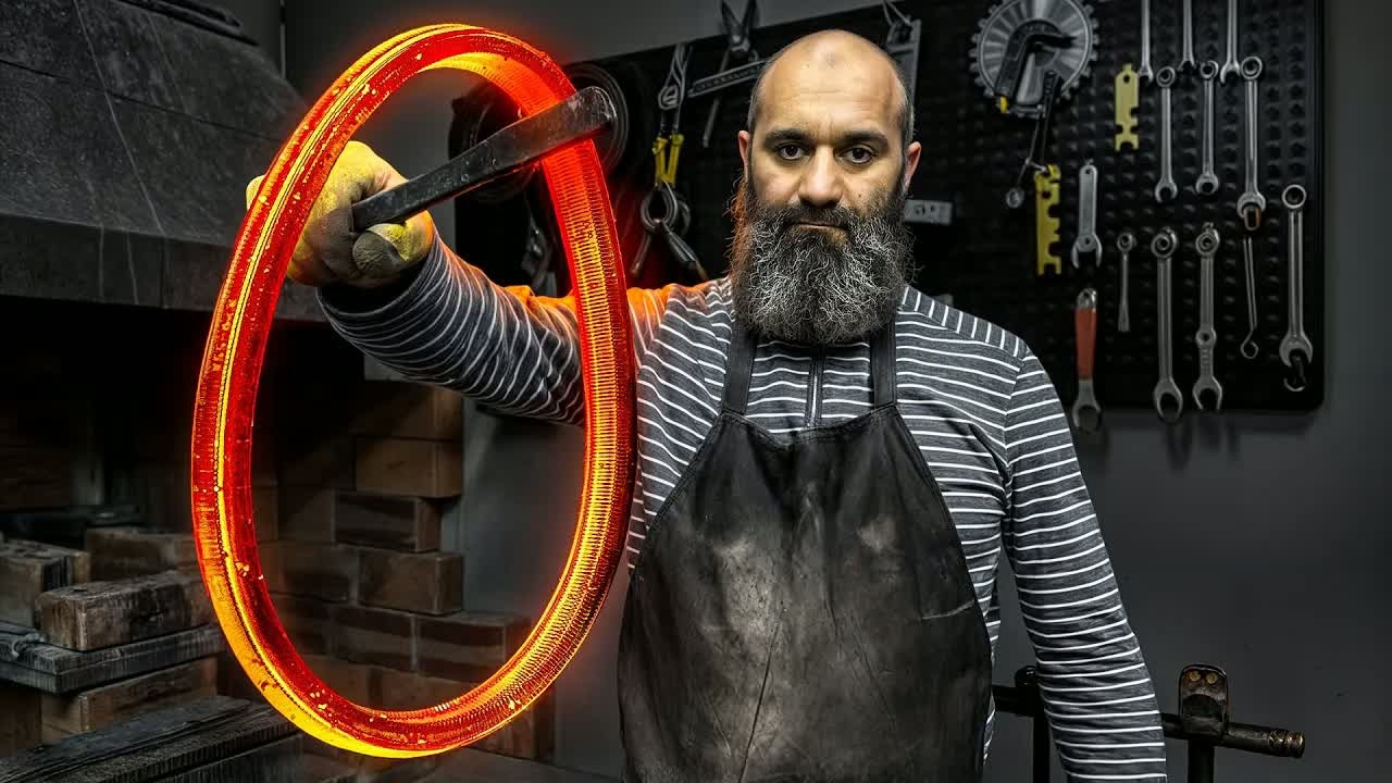 From scrap to masterpiece: forging a knife from gearbox steel & antler ...