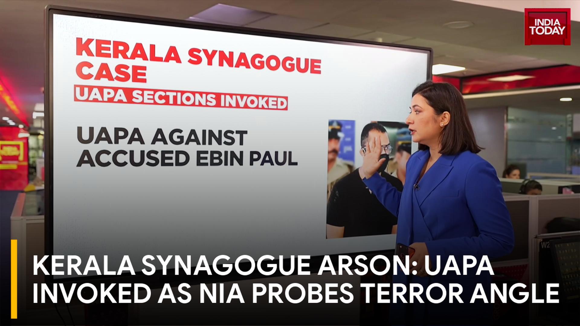 Kerala synagogue arson: UAPA invoked, handler chats recovered, NIA ...