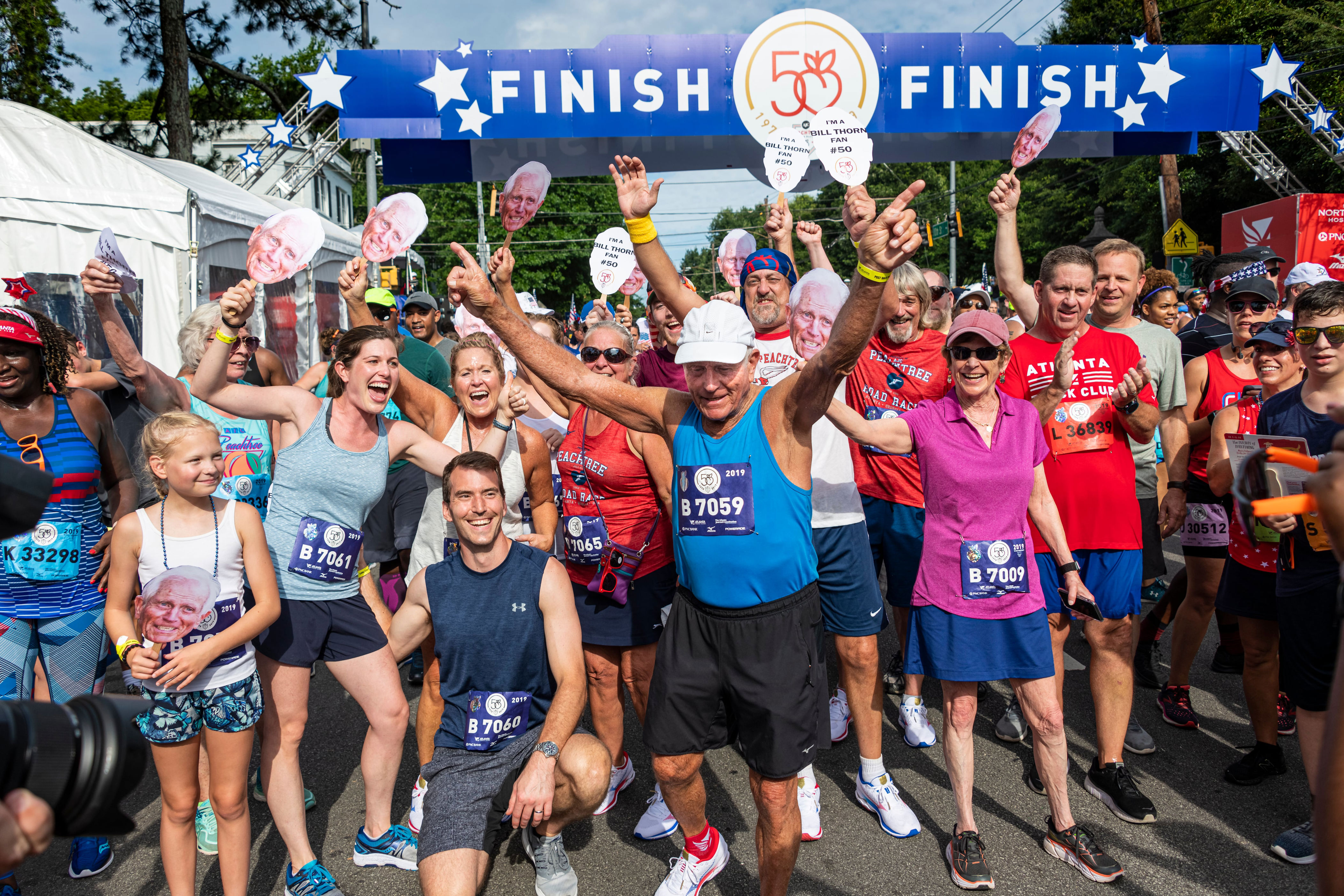 Bill Thorn, 'Iron Man' of the Peachtree Road Race, dies at 96