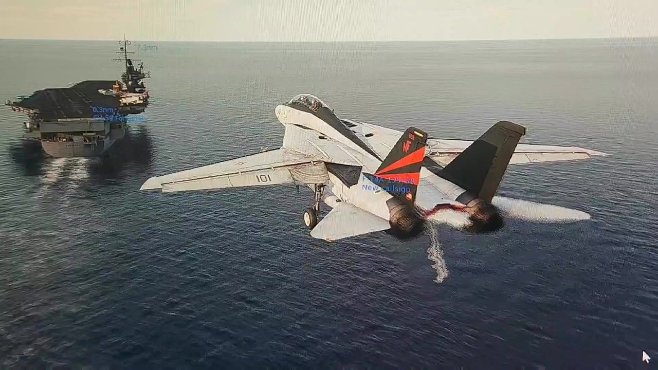 Improving on the meatball in an F-14 Tomcat