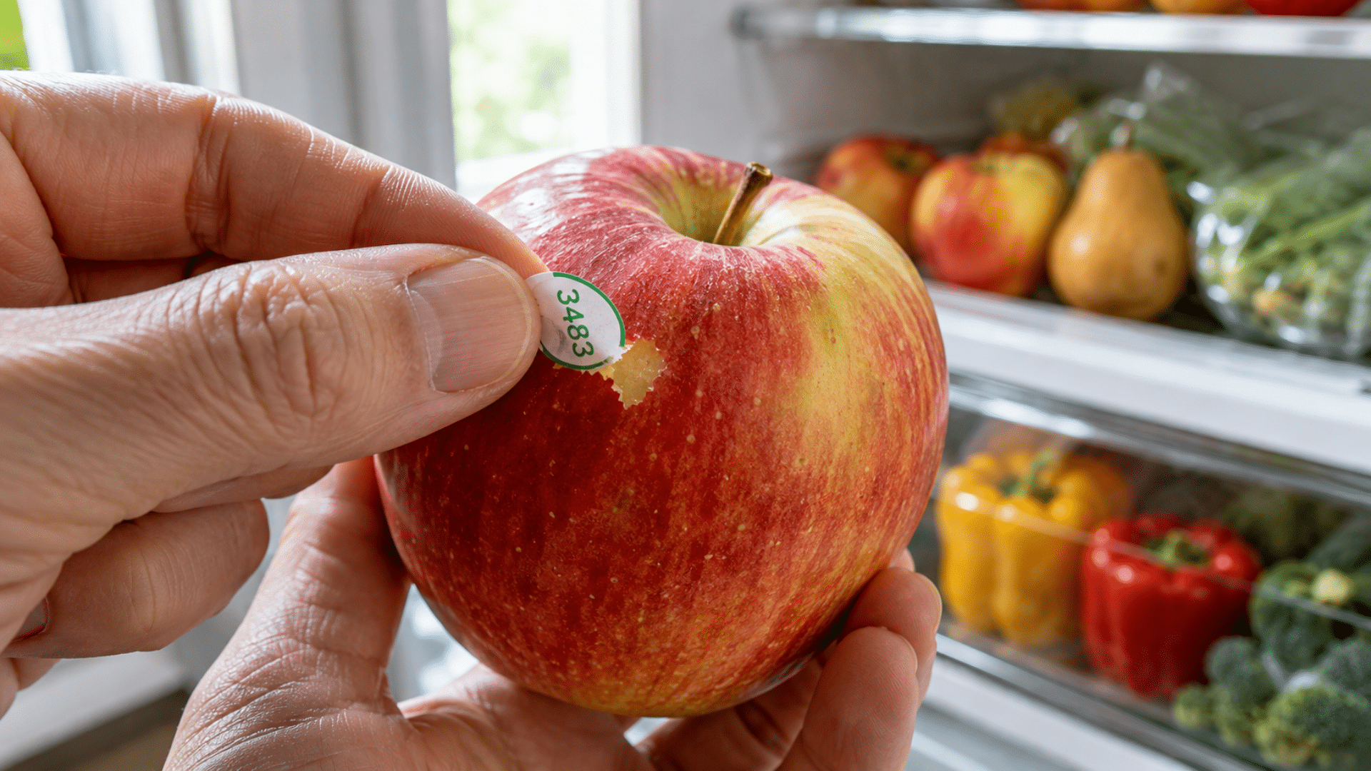 Don't peel that fruit sticker too soon, it could make your produce ...