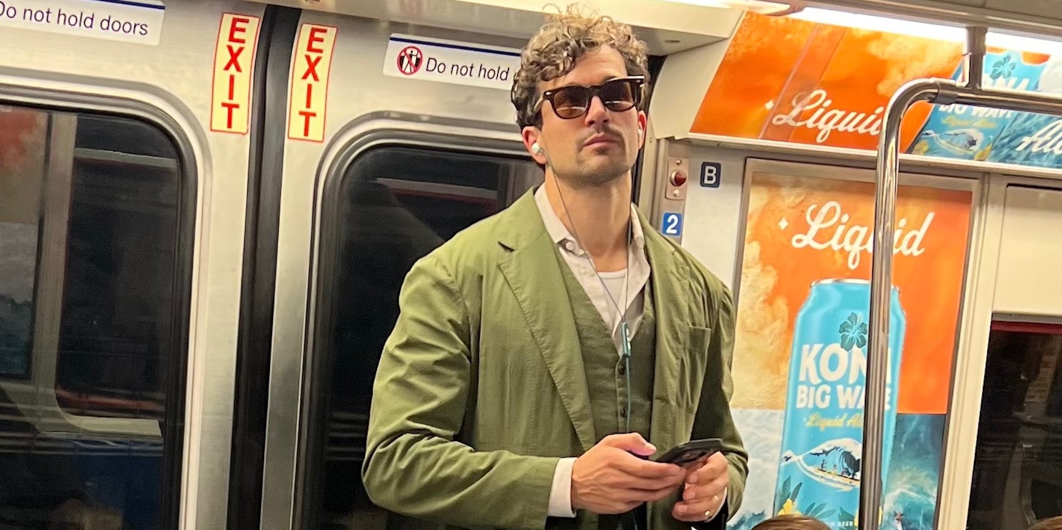 Imagine running into Paul Anthony Kelly on the PATH train