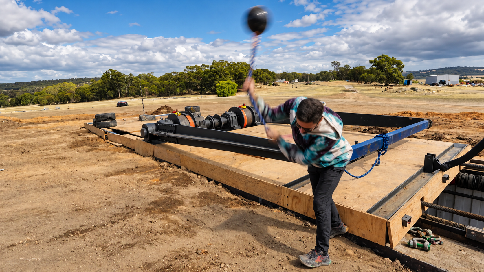 Testing a bowling ball launcher and running into problems during the ...