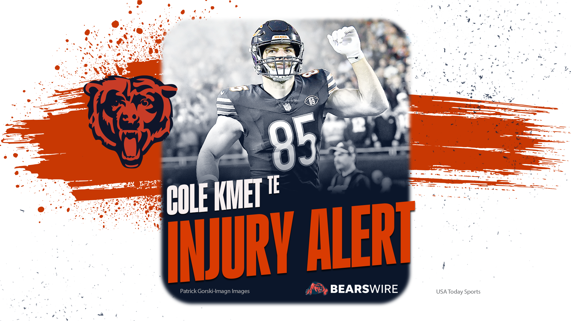 Latest updates on Bears TE Cole Kmet's knee injury