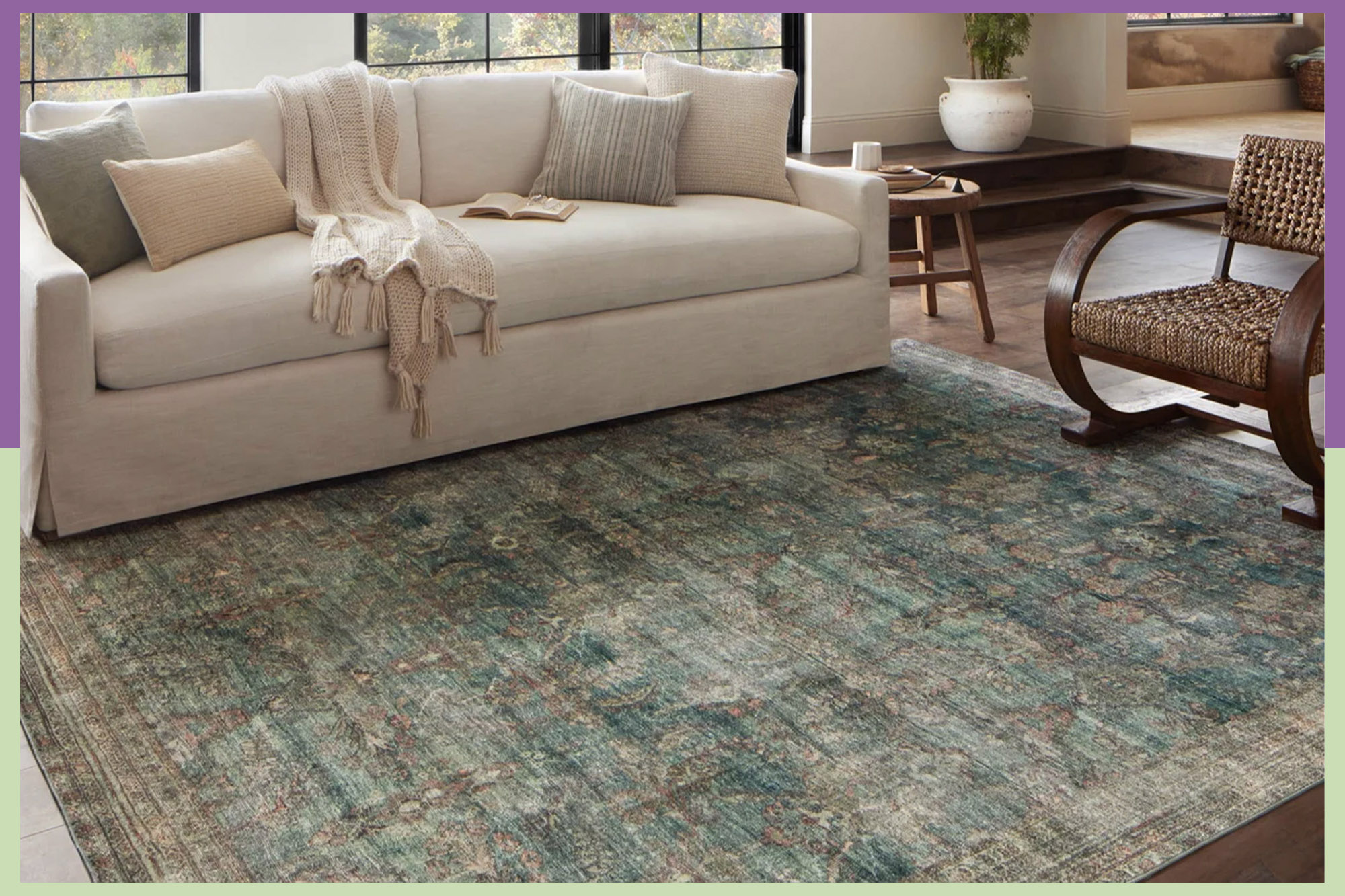 My first 'nice' rug came from Wayfair, and this 50%-off find has my ...
