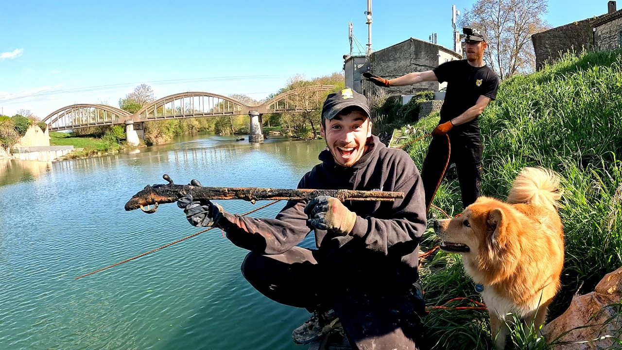 On fait une découverte historique en pêche à l'aimant!