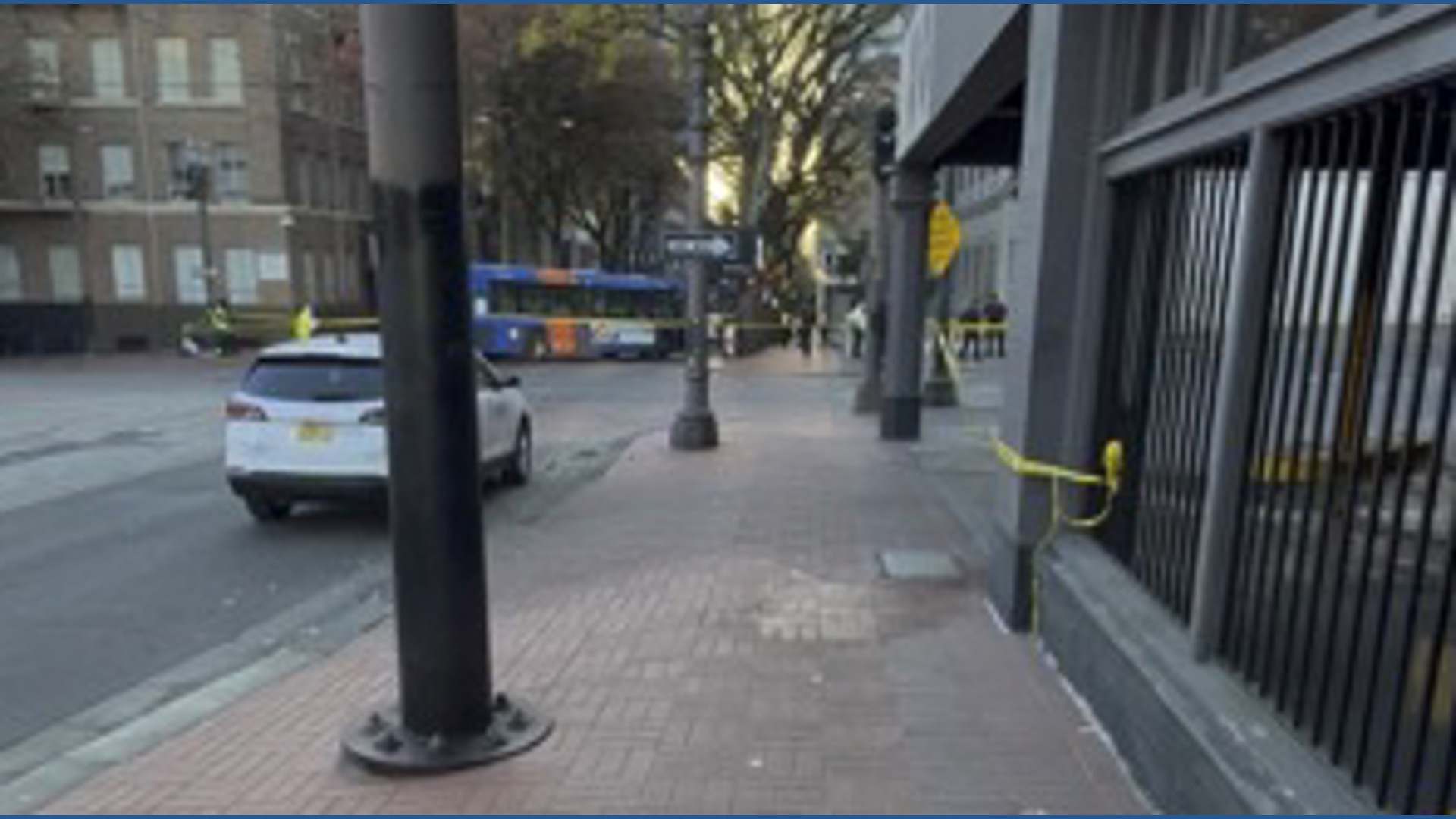 Pedestrian hit by a TriMet bus