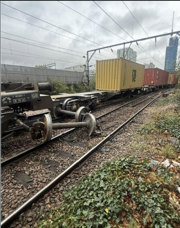 Freight train derailment causes major disruption to services