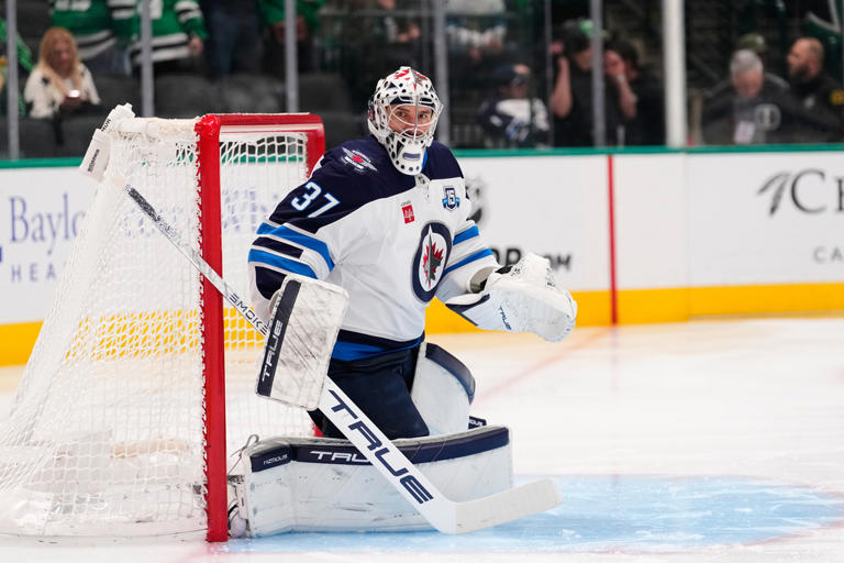 Devils acquire US Olympic goalie Connor Hellebuyck in a trade with the Jets