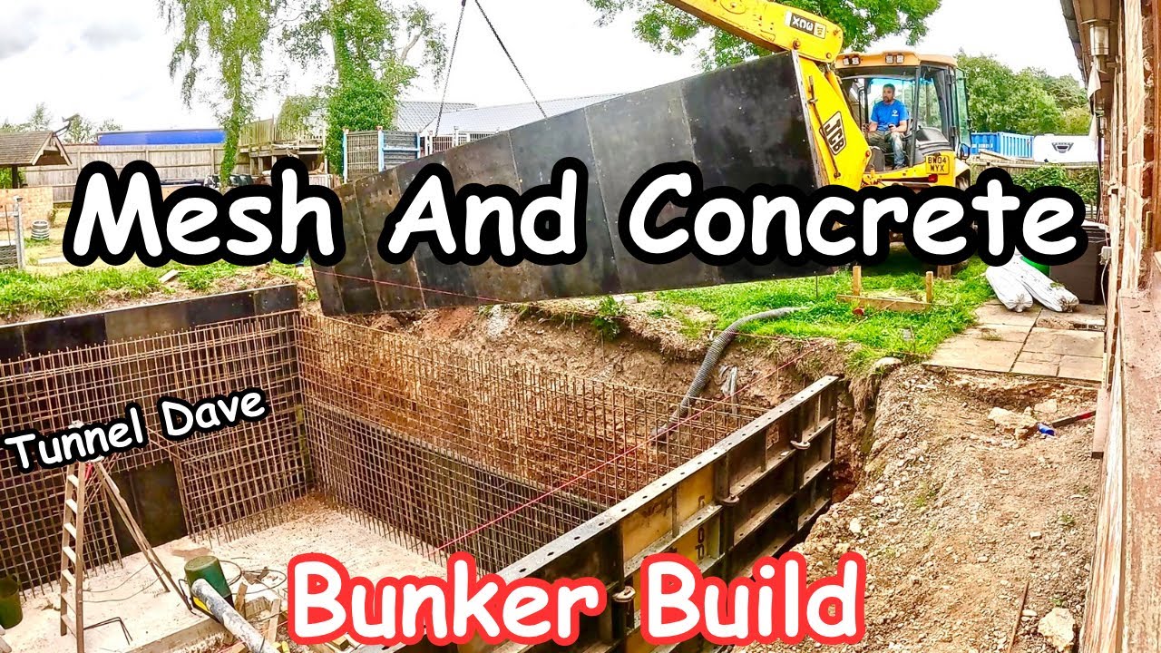 Building concrete walls for my underground bunker