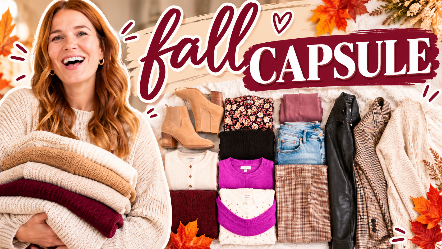 Just 13 pieces, 55 outfits! 🤯🍂 The ultimate fall capsule wardrobe