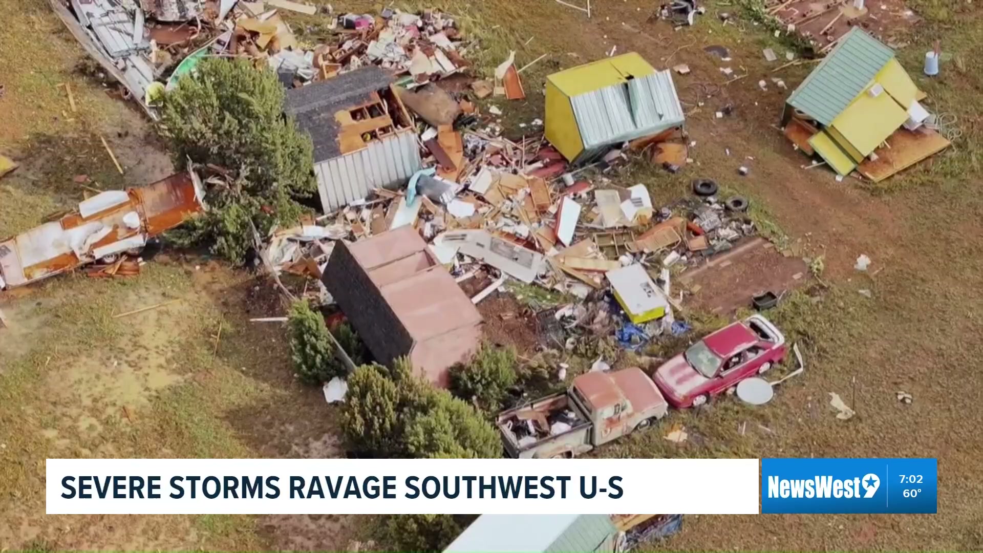 Severe storms ravage southwest US