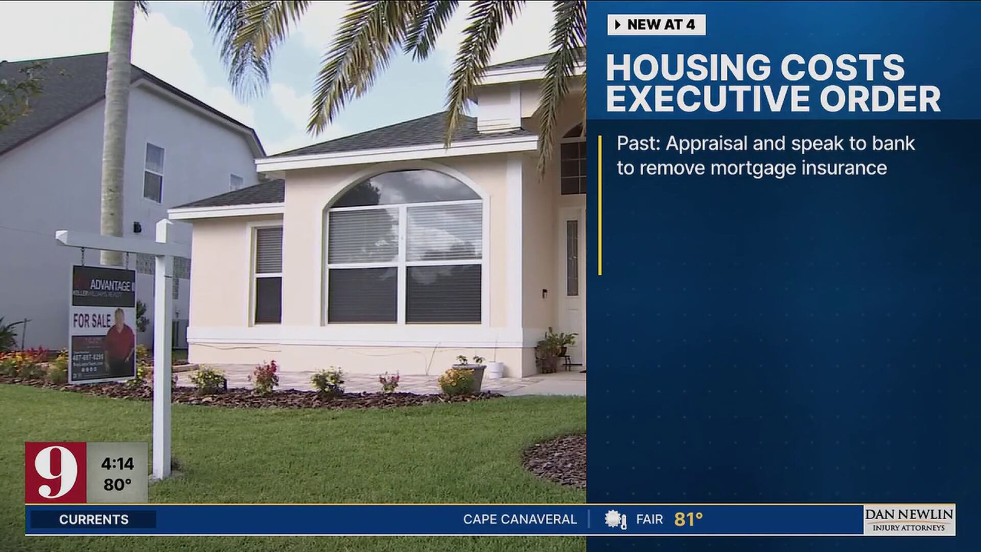 Trump targets mortgage insurance, refinancing costs in new executive order