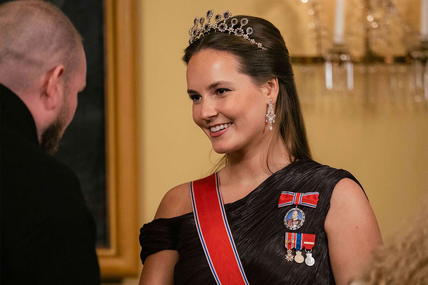 Crown Princess Ingrid Alexandra makes her debut in a new tiara at first ...