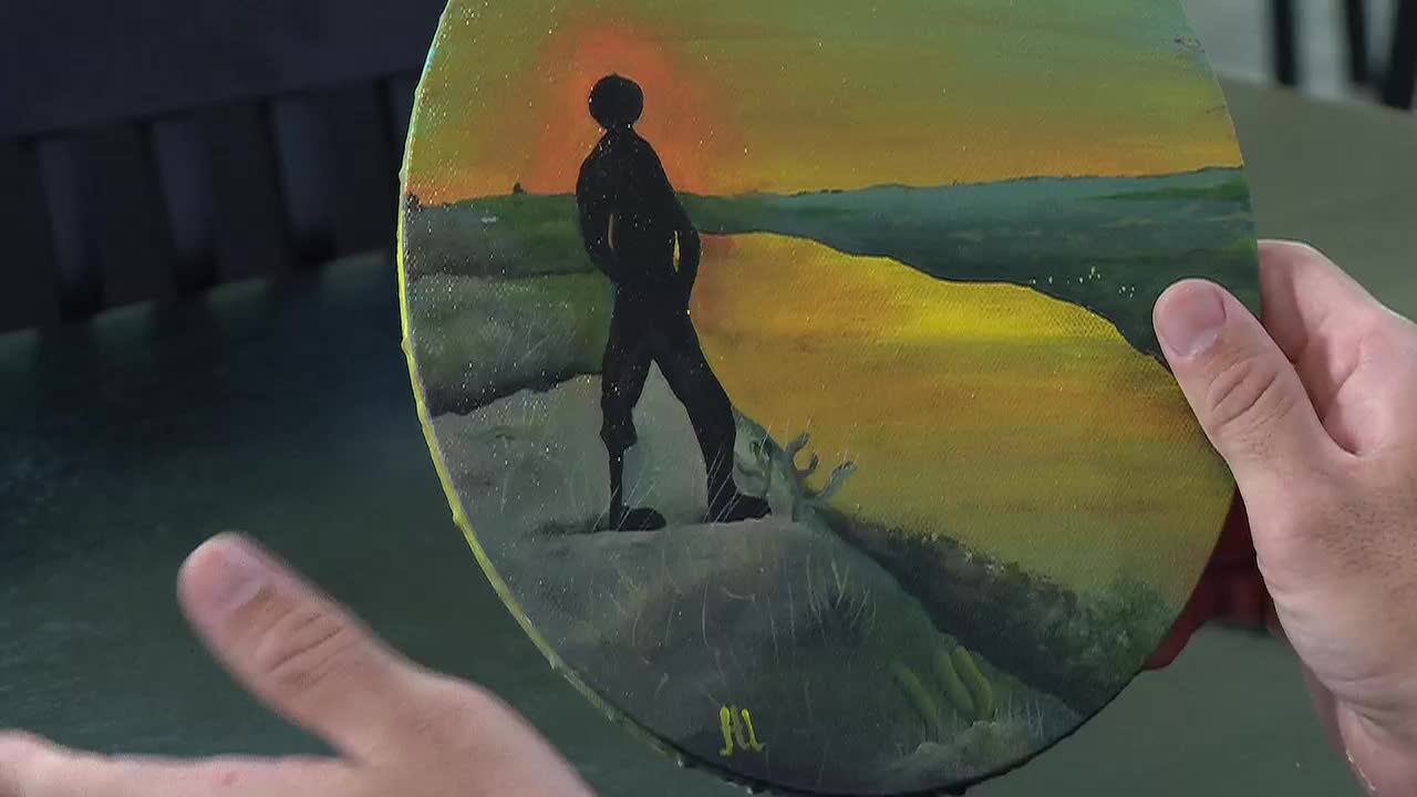 Laredo veteran’s painting selected for statewide disability awareness ...