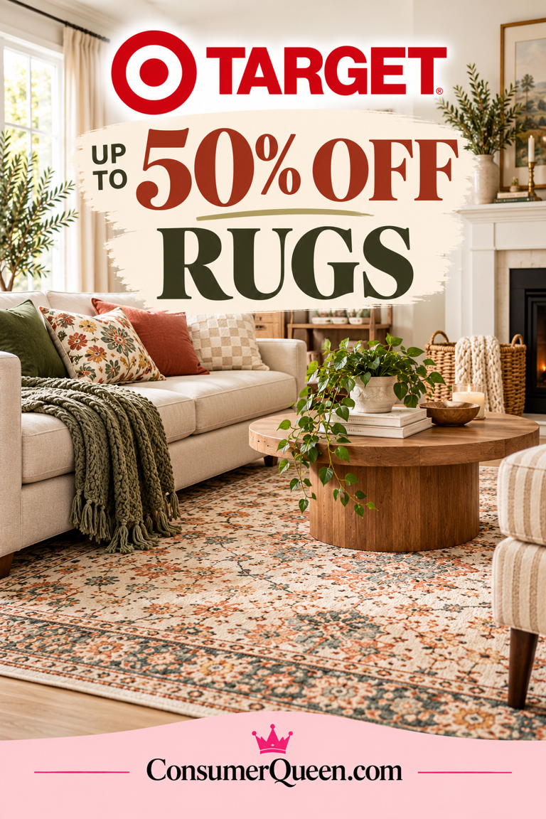 Target area rug deals: Save up to 50% on rugs!