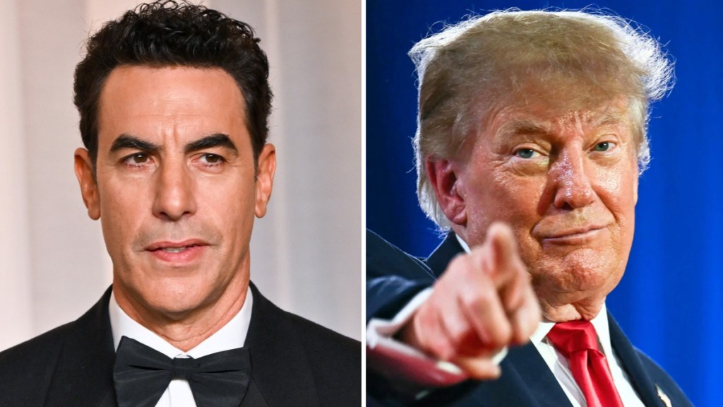 Sacha Baron Cohen says Donald Trump has 'elements of brilliance'