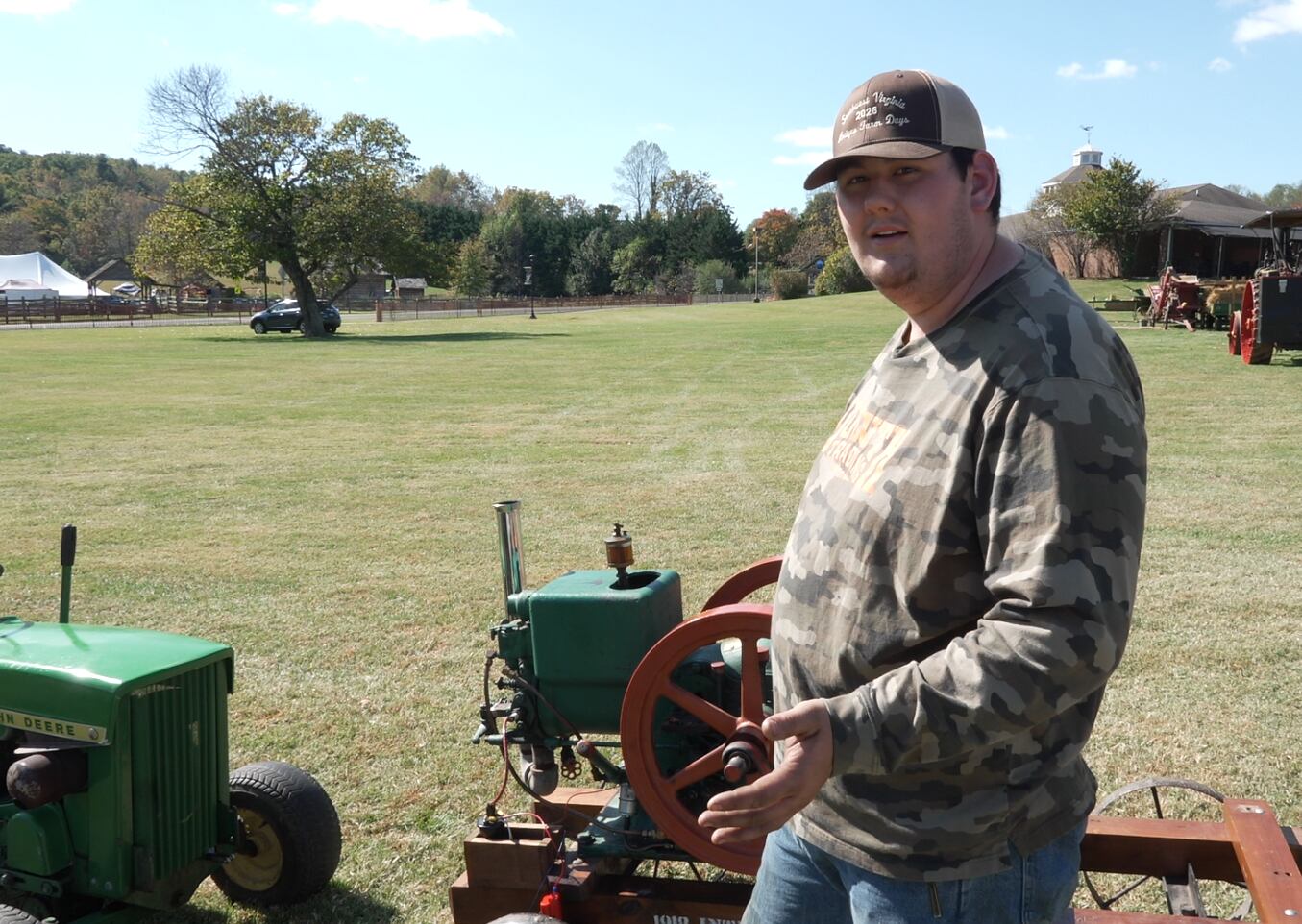 20-year-old preserves century-old engines at Blue Ridge Folklife Festival