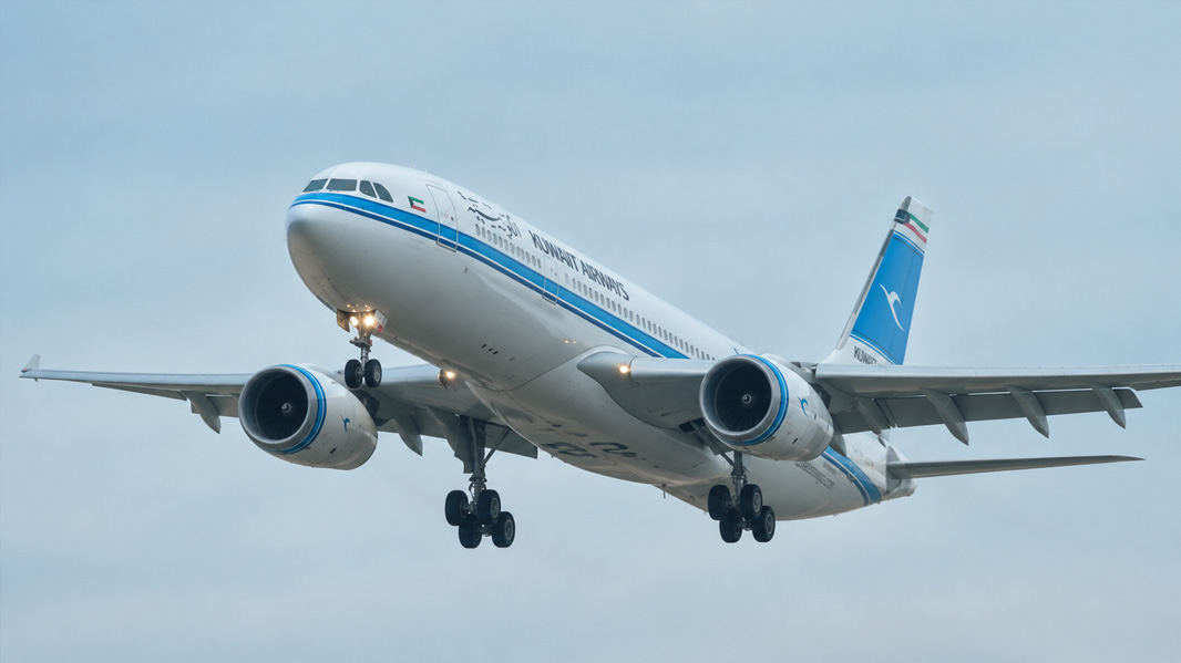 Classic Kuwait Airways livery caught on camera