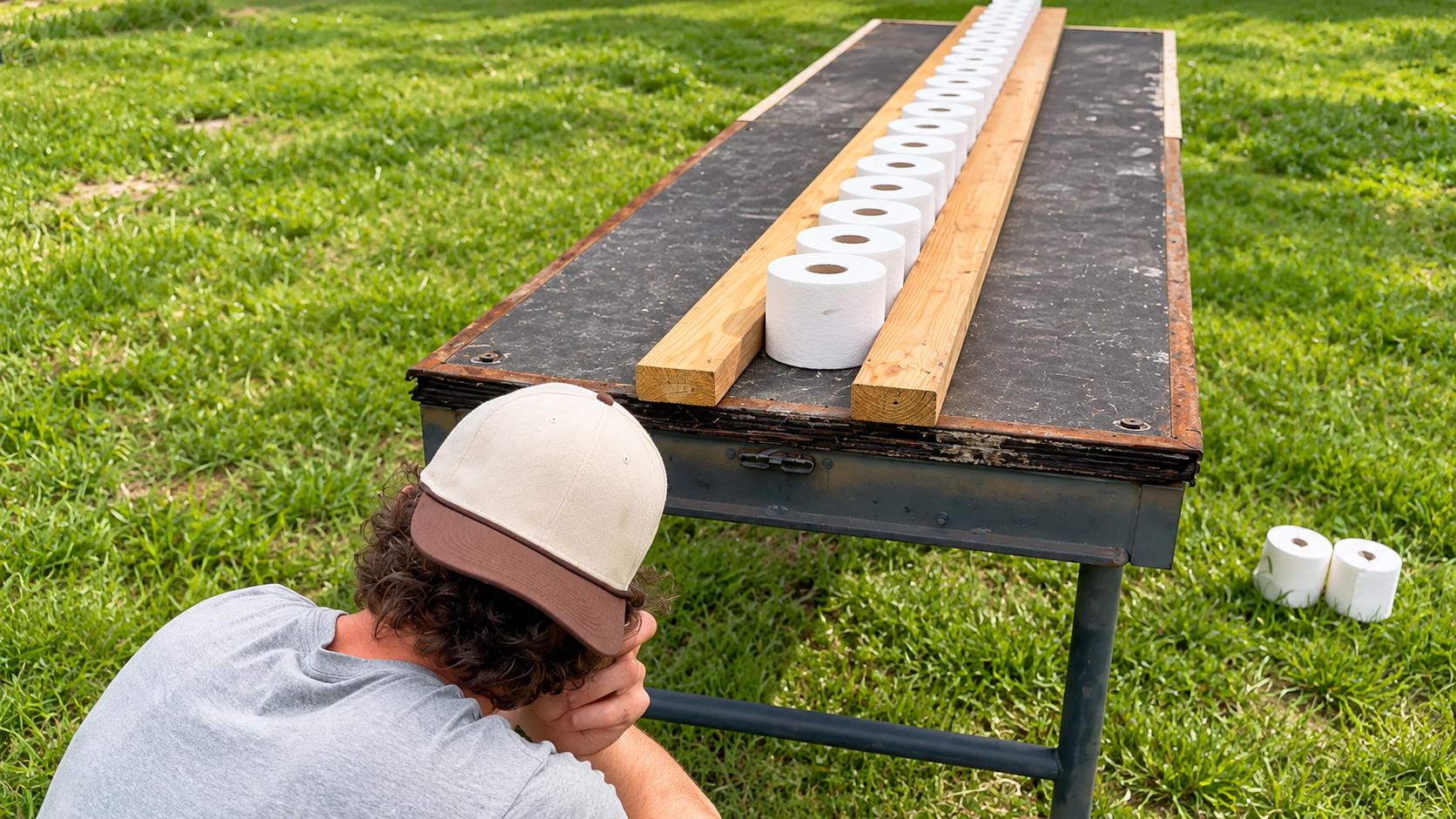 Toilet paper vs. a .50 cal bullet: Will the wall hold? - Part 2