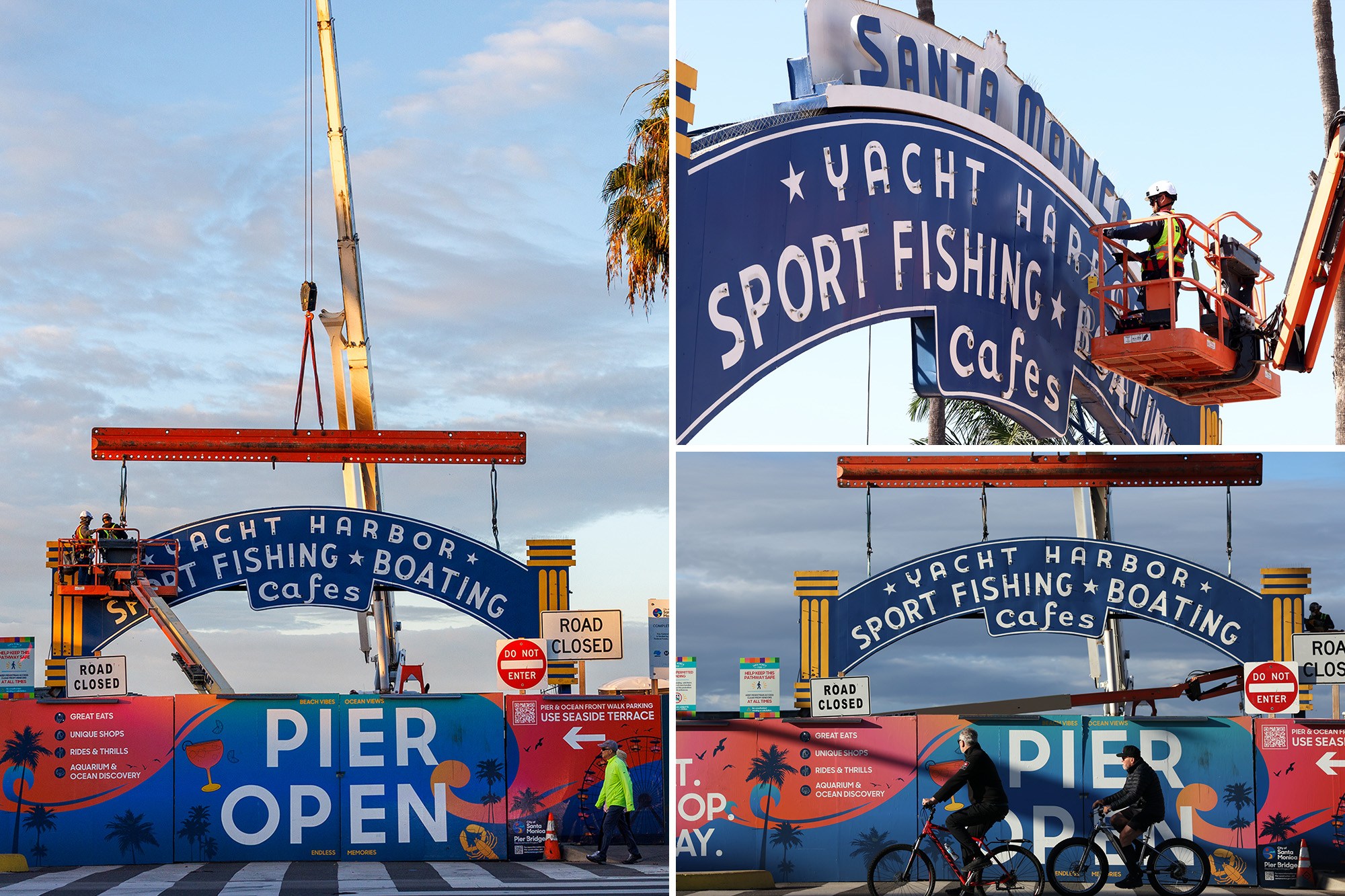 Iconic Santa Monica landmark dismantled as major pier makeover gets ...