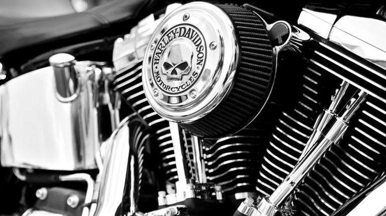 The evolution of Harley-Davidson's legendary orange-and-black logo