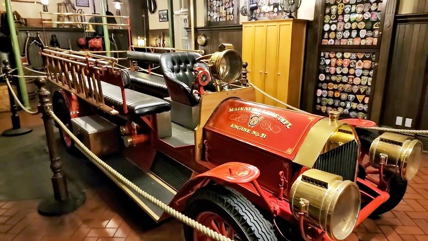 Magic Kingdom's Main Street fire engine is giving rides again