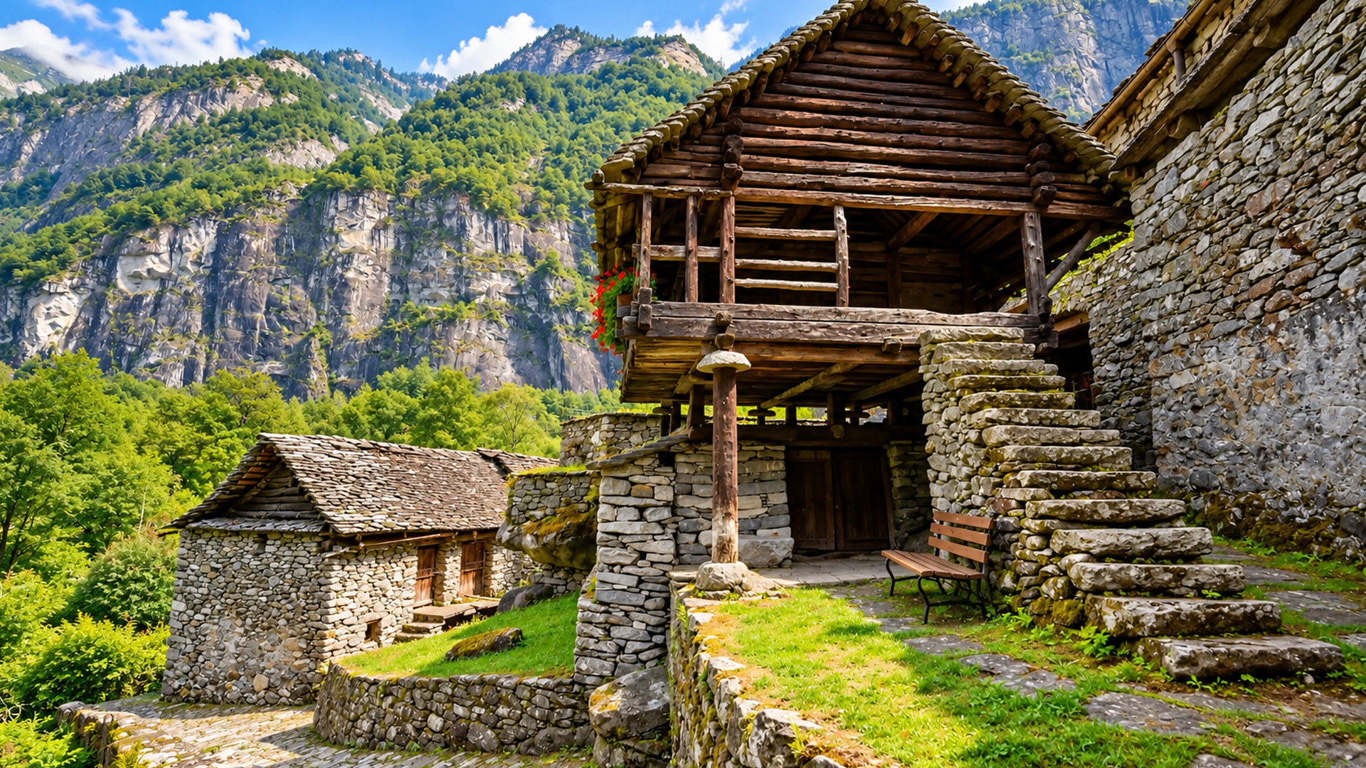 Discovering Sonlerto in Switzerland's wild Val Bavona Valley (4K)