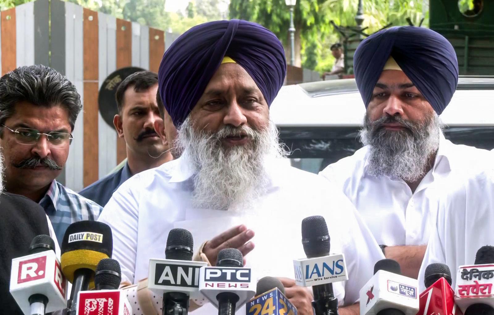 Except Congress & AAP, SAD open for alliance with any party: Badal