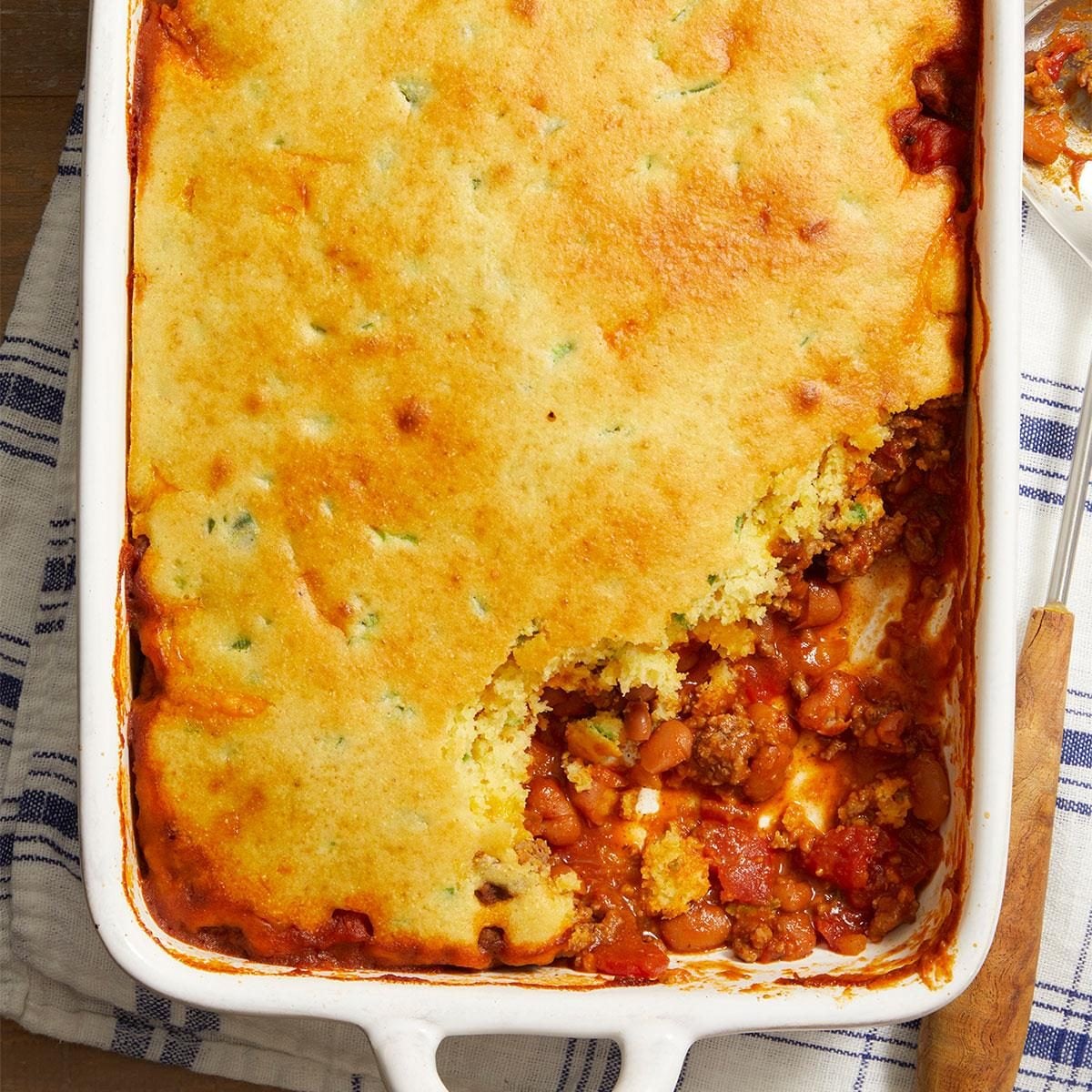 Cowboy cornbread casserole