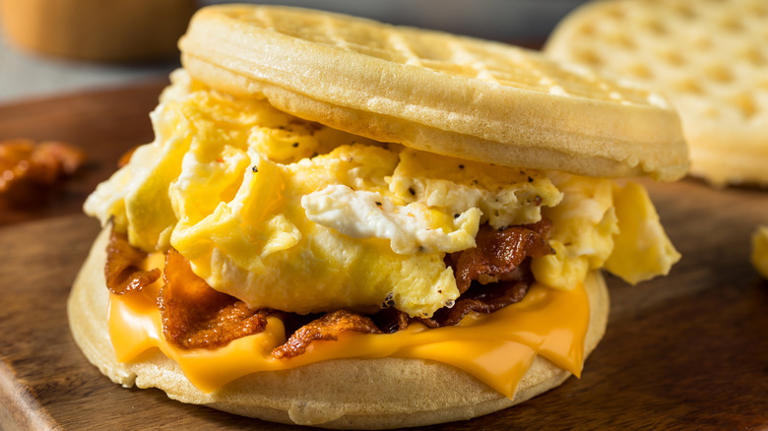 Give waffles a protein boost — add these 2 savory ingredients right to ...