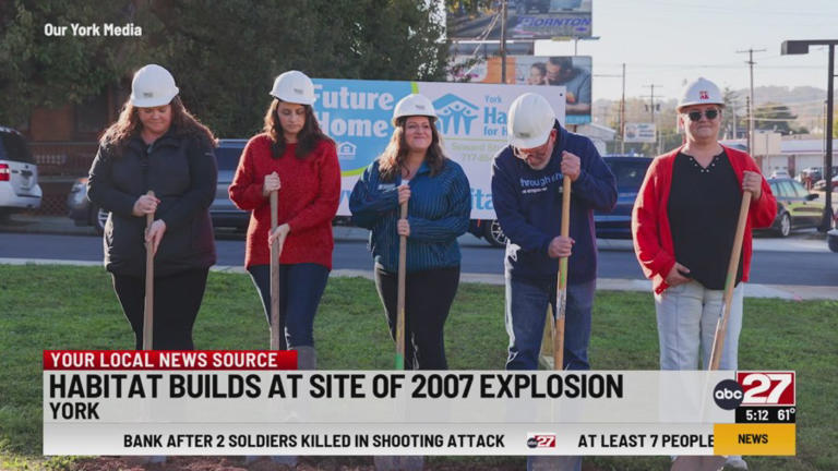 Habitat for Humanity breaks ground on two new homes in York County