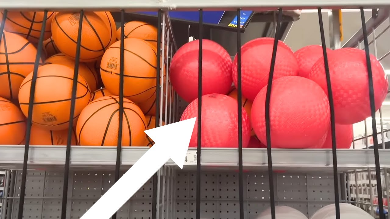 Put a Walmart ball in a tree (genius holiday idea!)