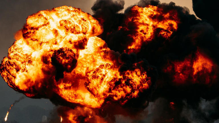 5 largest Ukrainian drone arsenal blasts caught on camera