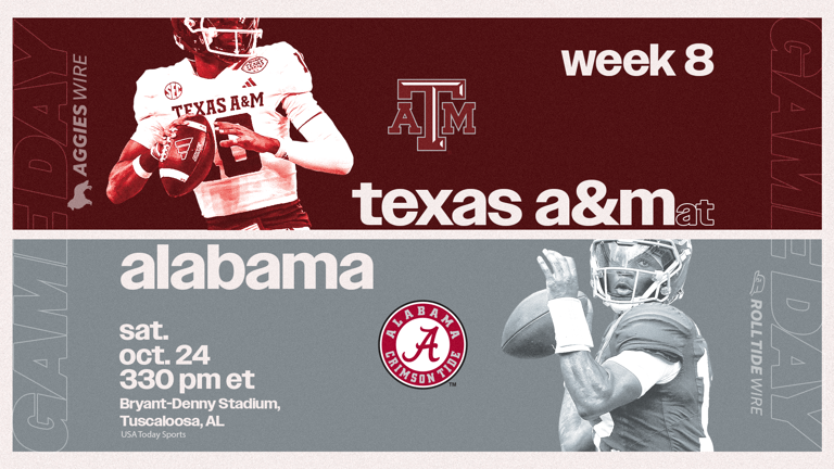Roll Tide Wire staff predictions for Alabama vs. Texas A&M in week 8