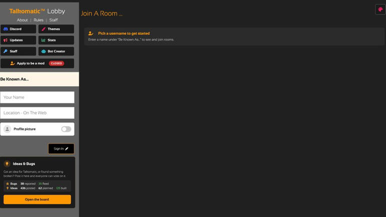 What was the first internet chat room?