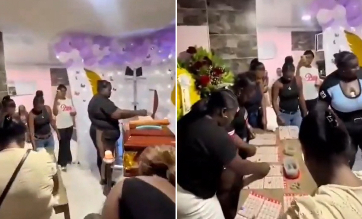 Bingo at a funeral in front of the coffin? Was it the deceased’s final ...