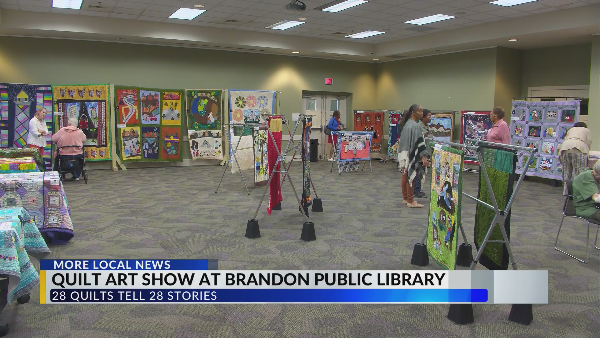 Quilt art show held at Brandon library