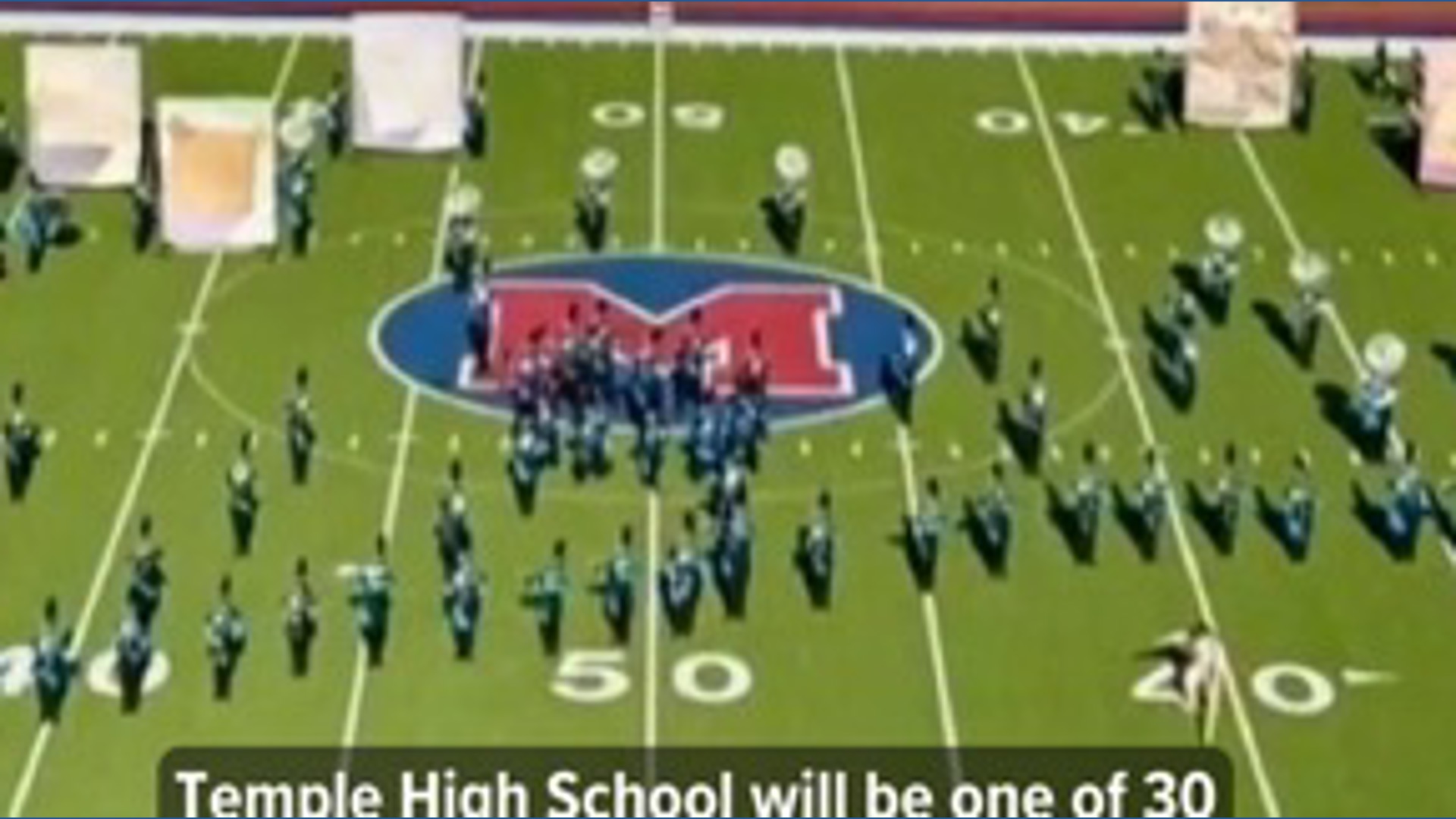 Temple High School band advances to area marching competition