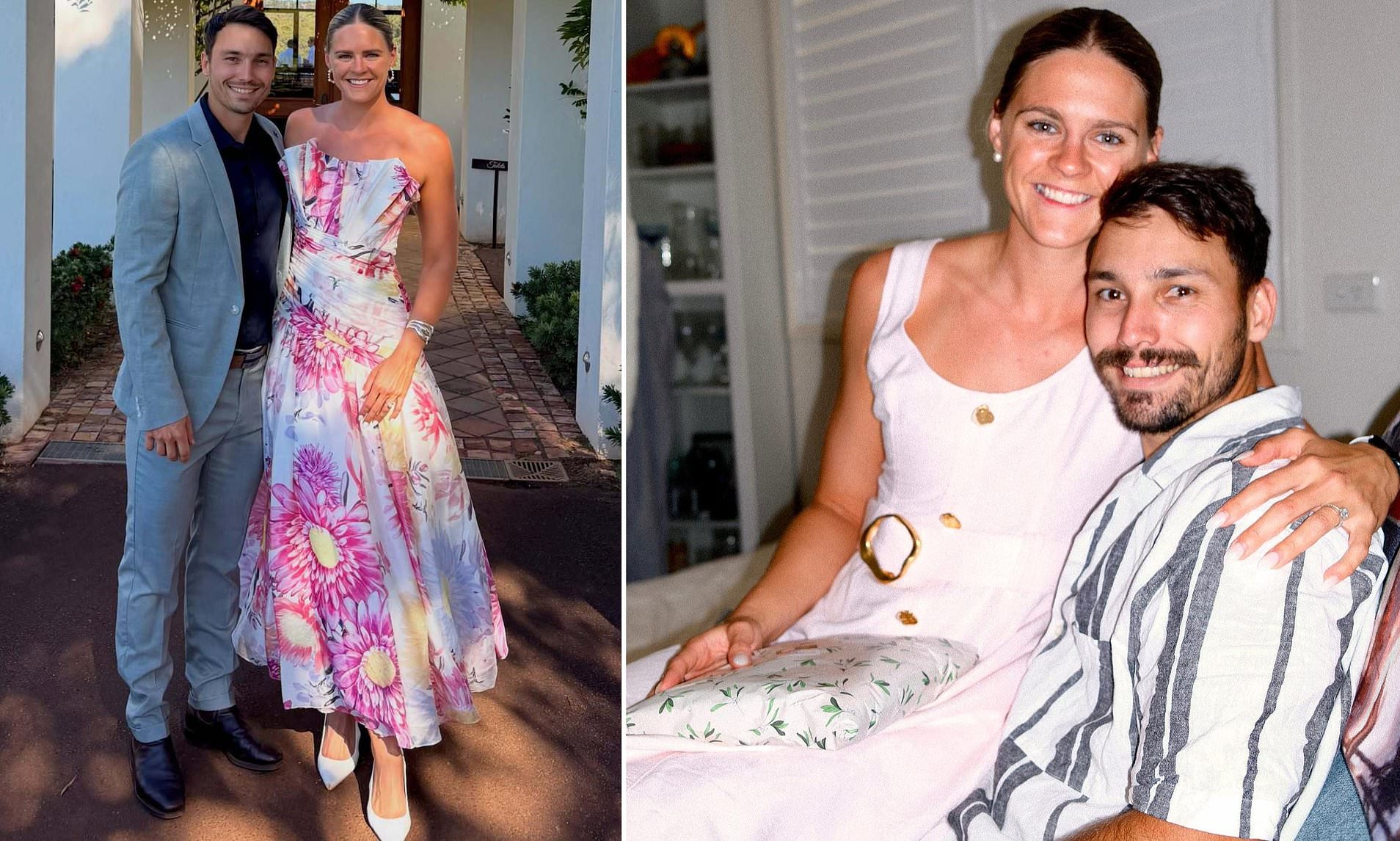 Olympic gold medallist Shayna Jack marries fiancé Joel Rintala in stunning Gold Coast wedding