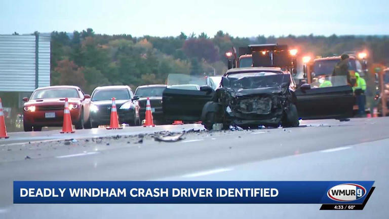 Officials identify man killed in crash on I-93 north in Windham