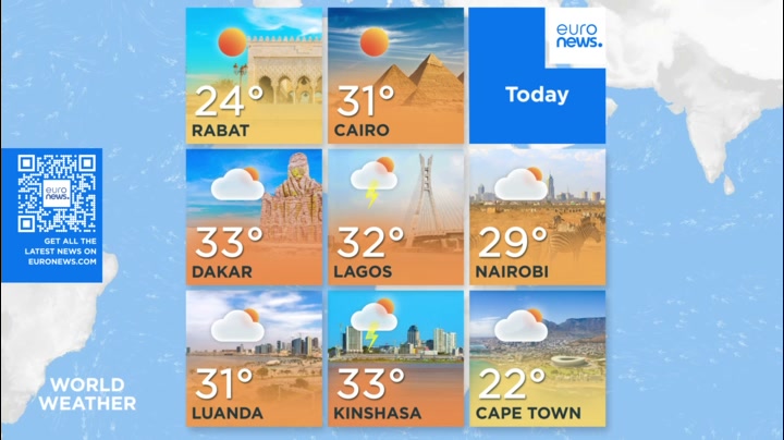 Weather world today (2026/10/24)