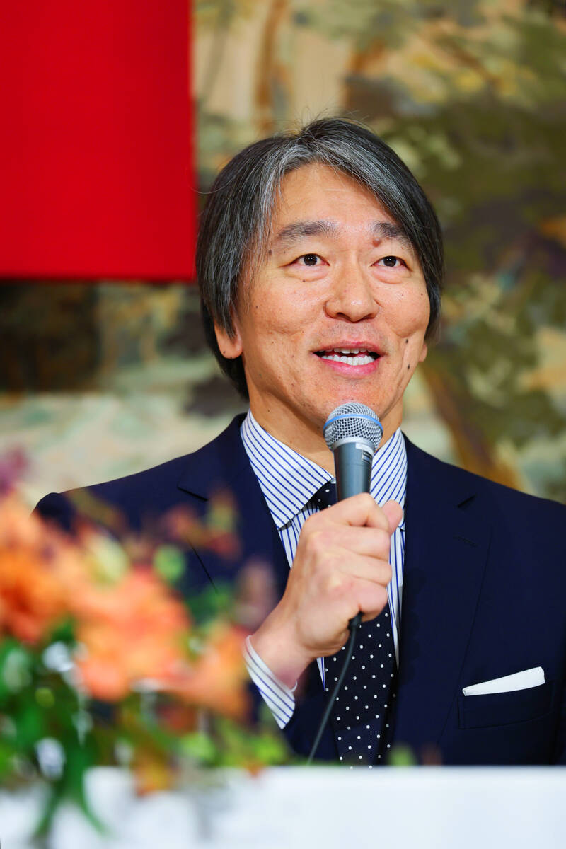 監督就任が決まった松井秀喜氏（カメラ・小林　泰斗）