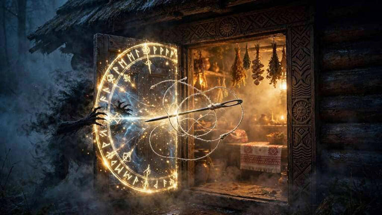 Needle spell to fend off darkness and disease
