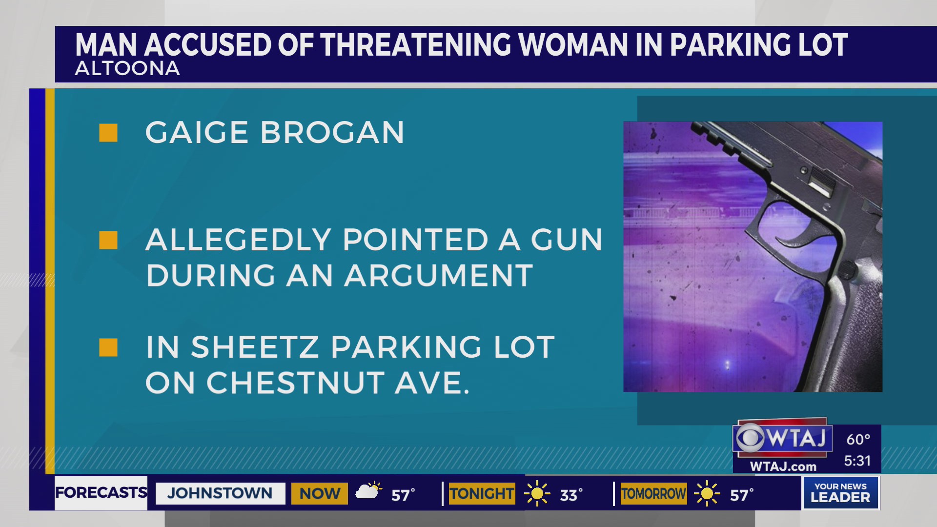 Altoona man faces charges after allegedly pointing gun at woman during ...