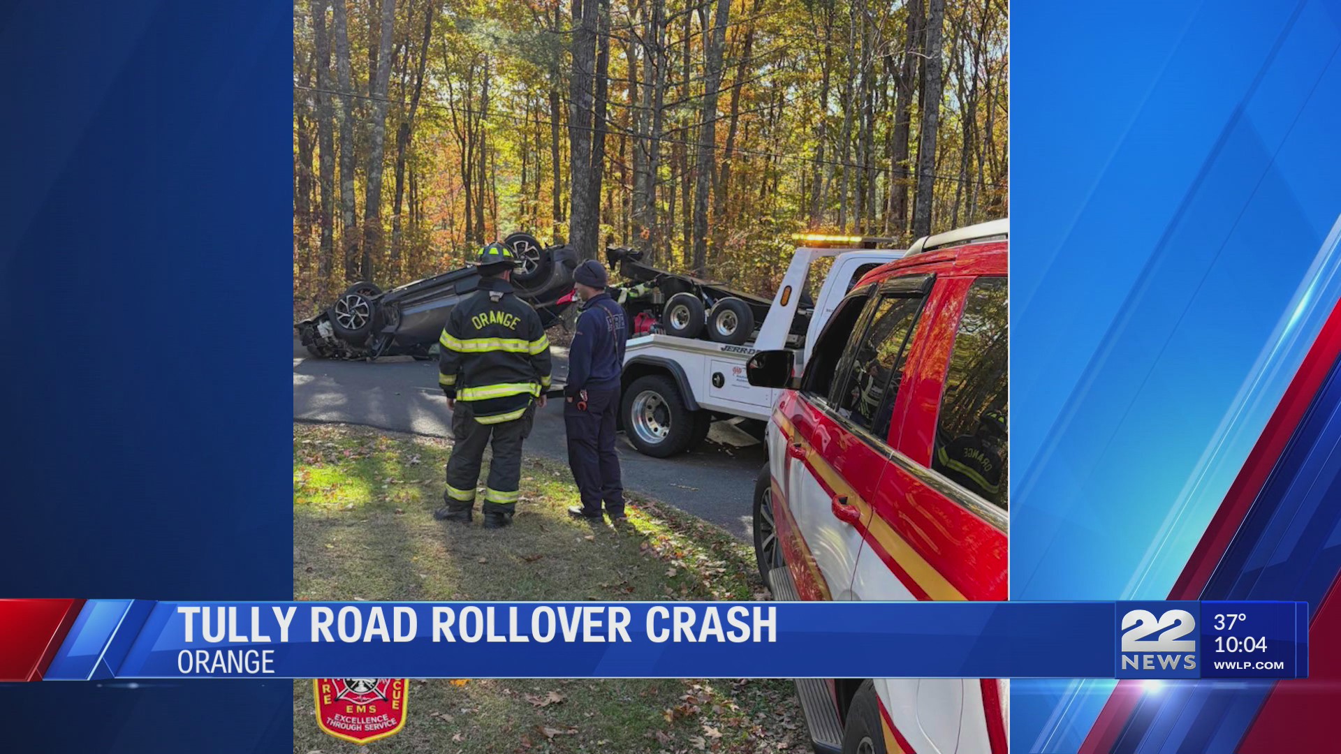 Driver refuses hospital after rollover crash on Tully Road in Orange
